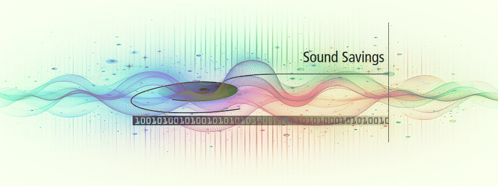 Sound savings and audio archives
